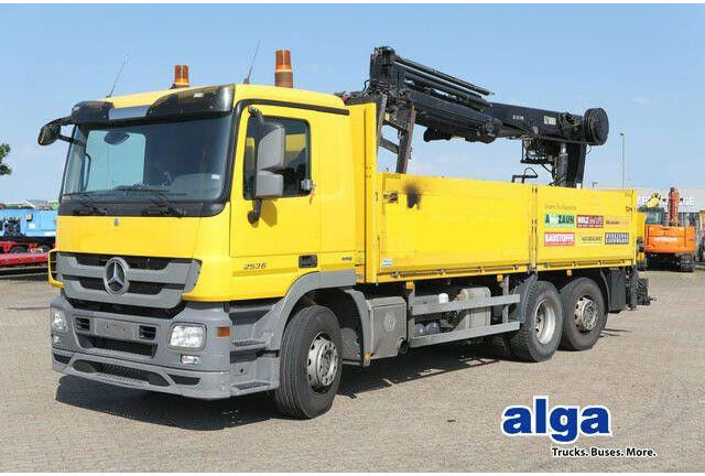 Mercedes-Benz 2536 Actros/MP3/HIAB 211DL/AHK/Klima - Xe tải thùng lửng/ Phẳng: hình 1 Mercedes-Benz 2536 Actros/MP3/HIAB 211DL/AHK/Klima - Xe tải thùng lửng/ Phẳng: hình 1