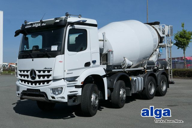 Mercedes-Benz 3240 B Arocs 8x4, Liebherr THM 905, 9m³, 54tkm - Xe trộn bê tông: hình 1 Mercedes-Benz 3240 B Arocs 8x4, Liebherr THM 905, 9m³, 54tkm - Xe trộn bê tông: hình 1