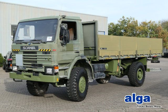 Scania P92HK 4x4, Allrad, Einzelbereifung, Klima, 40tkm - Xe tải thùng lửng/ Phẳng: hình 1 Scania P92HK 4x4, Allrad, Einzelbereifung, Klima, 40tkm - Xe tải thùng lửng/ Phẳng: hình 1