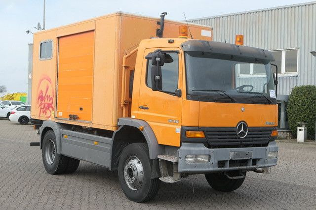 Tiện ích/ Xe đặc dụng, Xe tải hộp Mercedes-Benz 1518 A Atego 4X4, Klima, AHK, Allrad, Rolltor: hình 8