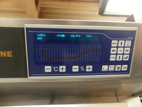 Armoire à fermentation contrôlée Hein Topline - Thiết bị làm bánh: hình 4 Armoire à fermentation contrôlée Hein Topline - Thiết bị làm bánh: hình 4