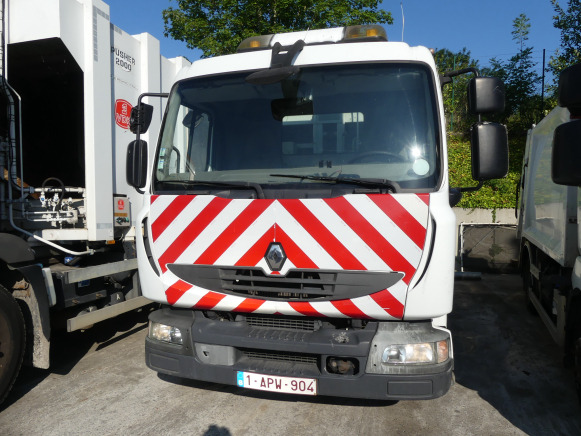 REF:1338 - Camion poubelle Renault Midlum 190DXI (2011-140.758 km) - Xe tải chở rác: hình 1 REF:1338 - Camion poubelle Renault Midlum 190DXI (2011-140.758 km) - Xe tải chở rác: hình 1