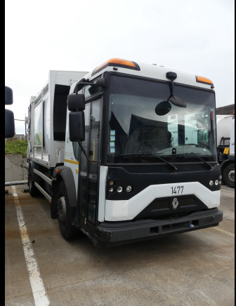 REF:1477 - Camion poubelle Renault Access (2014-173.146 km) (VIN:SEG1930BL5BD17887) - Xe tải chở rác: hình 3 REF:1477 - Camion poubelle Renault Access (2014-173.146 km) (VIN:SEG1930BL5BD17887) - Xe tải chở rác: hình 3