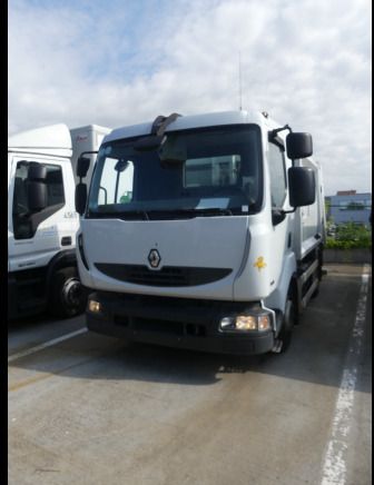 REF:68419 - Camion poubelle Renault Midlum 180DXI (2013-150.066 km) - Xe tải chở rác: hình 1 REF:68419 - Camion poubelle Renault Midlum 180DXI (2013-150.066 km) - Xe tải chở rác: hình 1