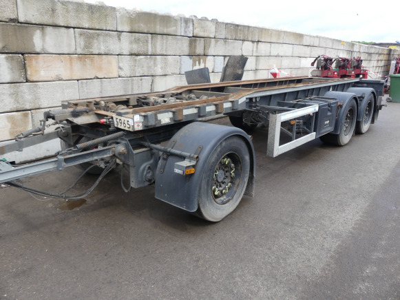 REF:WS-SH-57 - Remorque porte container GS Meppel ALC-2700N - Xe chở container/ Rơ moóc hoán đổi thân: hình 1 REF:WS-SH-57 - Remorque porte container GS Meppel ALC-2700N - Xe chở container/ Rơ moóc hoán đổi thân: hình 1