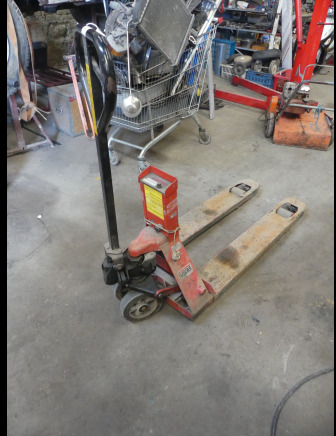 Transpalette manuel avec peson Ravas - Xe tải nâng pallet: hình 1 Transpalette manuel avec peson Ravas - Xe tải nâng pallet: hình 1