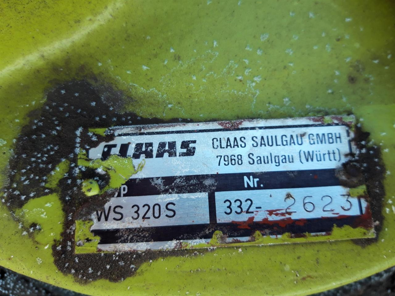 CLAAS WS 320 S - Dàn trải/ Cào: hình 3 CLAAS WS 320 S - Dàn trải/ Cào: hình 3