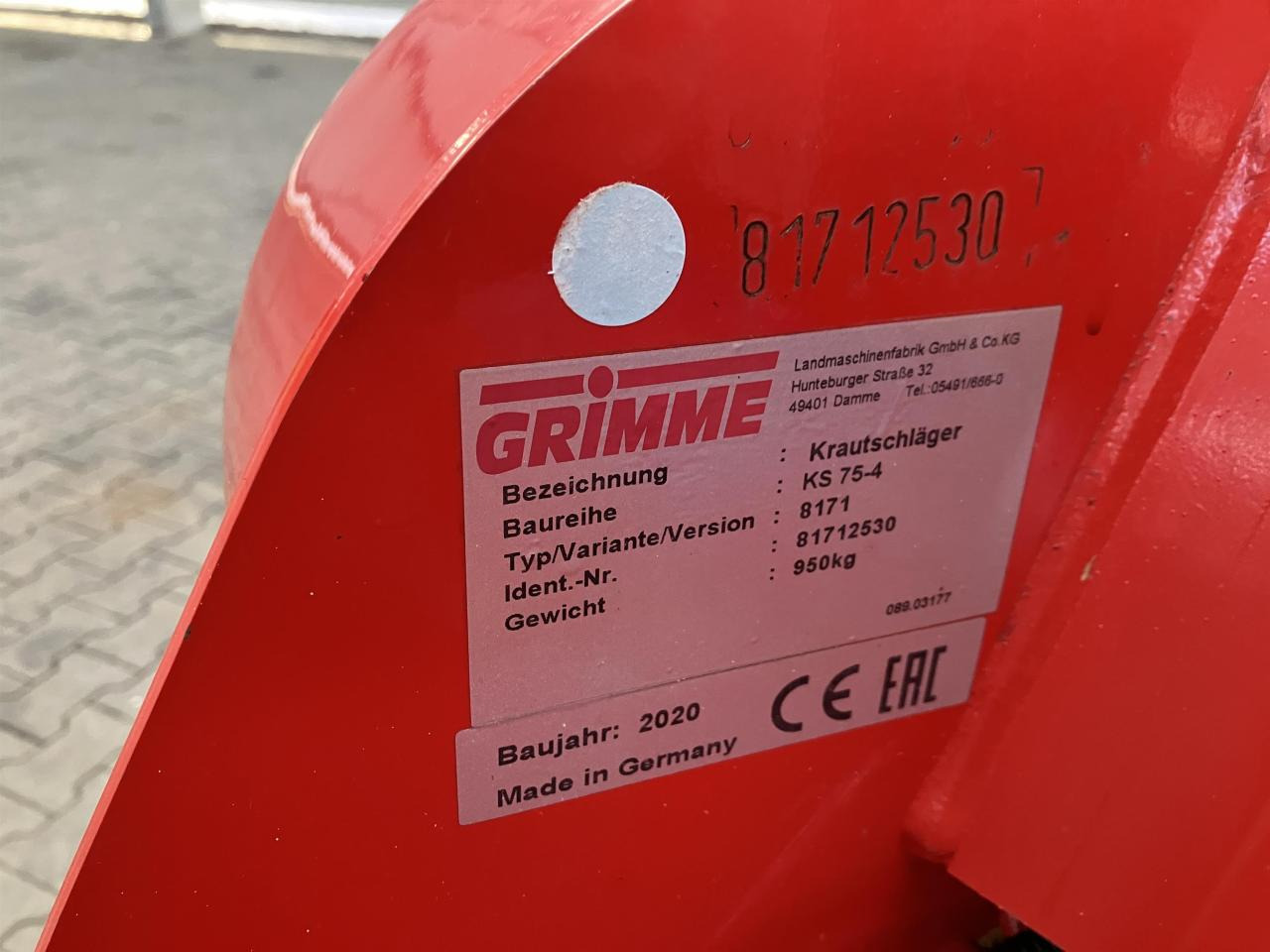 Grimme KS 75-4 - Máy thu hoạch khoai tây: hình 5 Grimme KS 75-4 - Máy thu hoạch khoai tây: hình 5