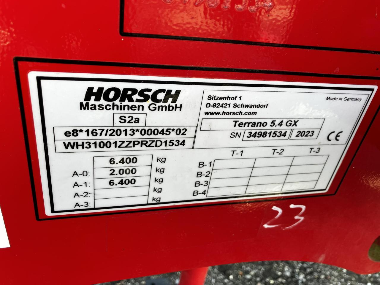 Horsch Terrano 5.4 GX - Máy trồng trọt: hình 5 Horsch Terrano 5.4 GX - Máy trồng trọt: hình 5