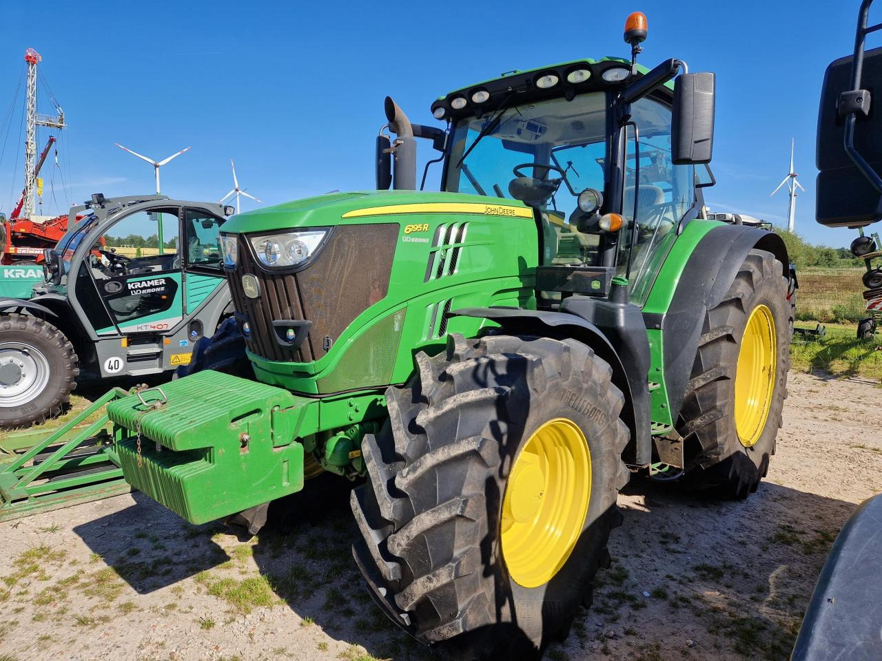 John Deere 6195R - Máy cày: hình 1 John Deere 6195R - Máy cày: hình 1
