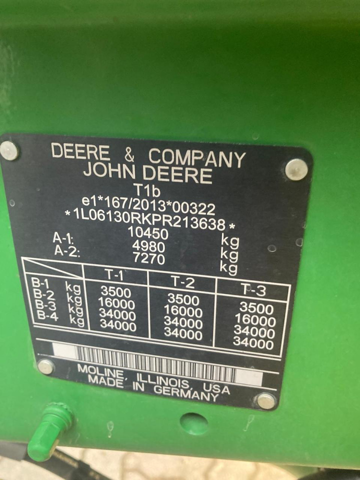 Cho thuê John Deere 6R 130 John Deere 6R 130: hình 8