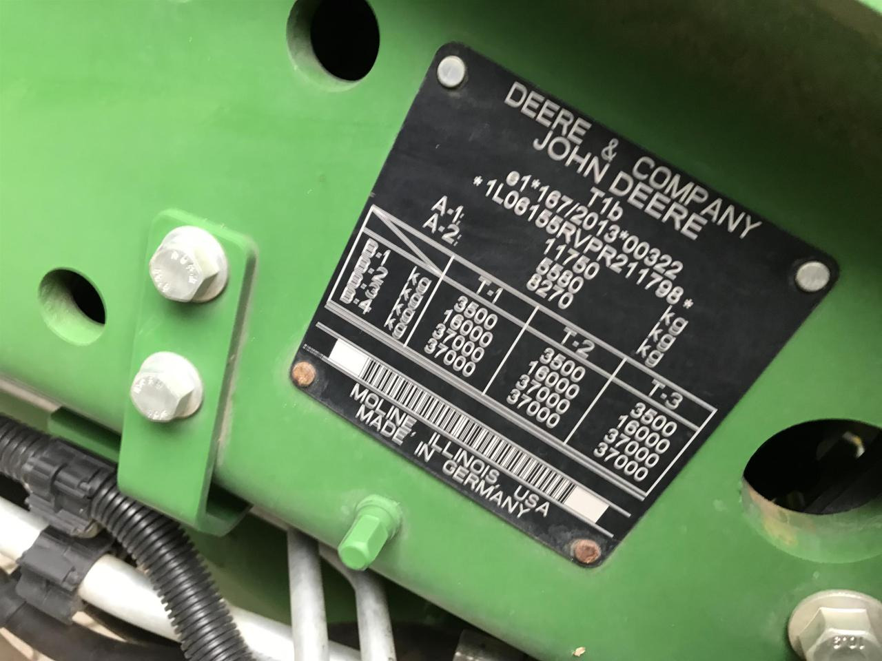 Máy cày John Deere 6R 155: hình 13