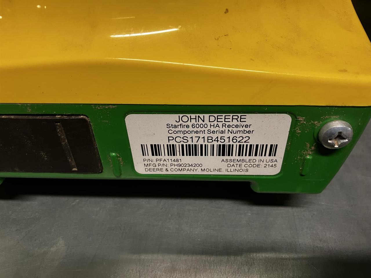 John Deere SF6000 - Hệ thống định vị cho Máy móc nông nghiệp: hình 5 John Deere SF6000 - Hệ thống định vị cho Máy móc nông nghiệp: hình 5