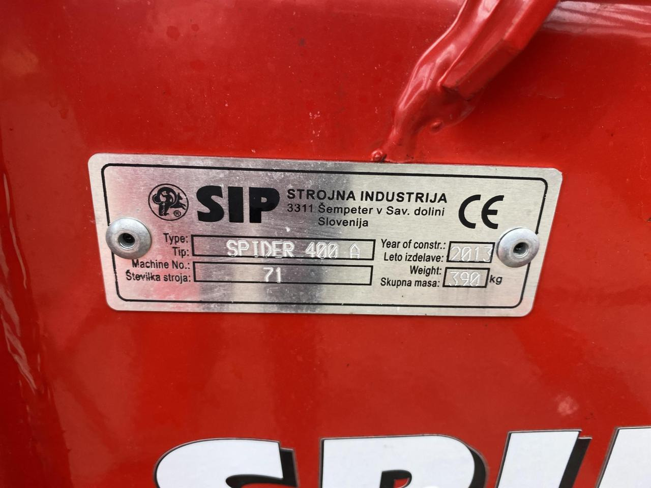 SIP Spider 400A - Dàn trải/ Cào: hình 5 SIP Spider 400A - Dàn trải/ Cào: hình 5