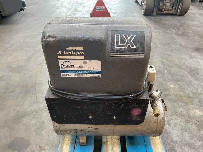 Atlas-Copco LXS 111 1.1 kW 10 bar 125 L / min zuigercompressor met 50 liter ketel - Máy nén khí: hình 1 Atlas-Copco LXS 111 1.1 kW 10 bar 125 L / min zuigercompressor met 50 liter ketel - Máy nén khí: hình 1