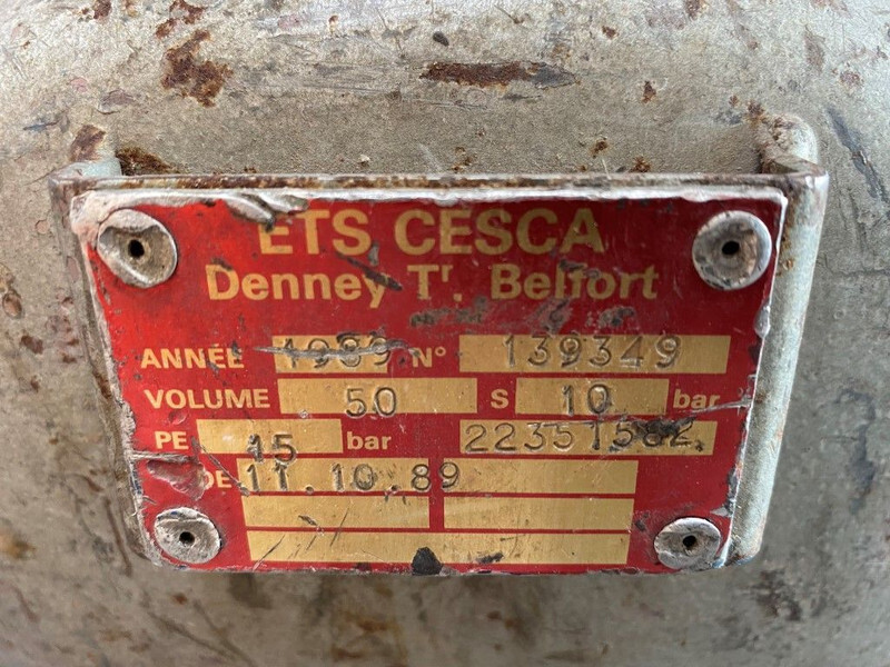 Máy nén khí Atlas-Copco LXS 111 1.1 kW 10 bar 125 L / min zuigercompressor met 50 liter ketel: hình 8