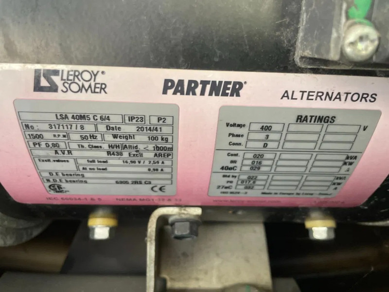Bộ phát điện Atlas-Copco QAS 20 Kubota mobiele 20 kVA Silent Rental generatorrset Stage 3A: hình 13