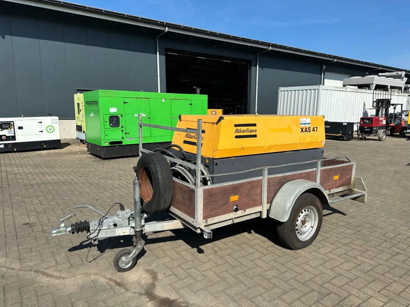 Atlas-Copco XAS 47 DD Deutz 2.6 m3 / min 7 Bar 21 kW Mobiele Diesel Compressor op aanhanger - Máy nén khí: hình 3 Atlas-Copco XAS 47 DD Deutz 2.6 m3 / min 7 Bar 21 kW Mobiele Diesel Compressor op aanhanger - Máy nén khí: hình 3