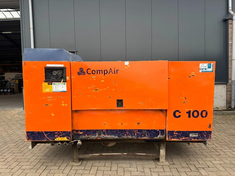 Compair C100 Mercedes OM 364 A 10.5 m3 / min 77 kW 7 Bar Silent Diesel Compressor - Máy nén khí: hình 1 Compair C100 Mercedes OM 364 A 10.5 m3 / min 77 kW 7 Bar Silent Diesel Compressor - Máy nén khí: hình 1