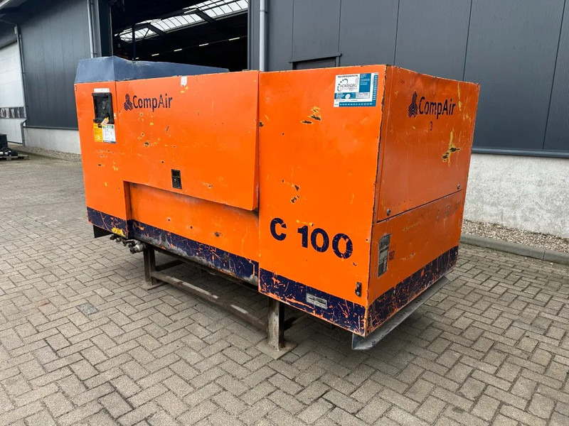 Compair C100 Mercedes OM 364 A 10.5 m3 / min 77 kW 7 Bar Silent Diesel Compressor - Máy nén khí: hình 4 Compair C100 Mercedes OM 364 A 10.5 m3 / min 77 kW 7 Bar Silent Diesel Compressor - Máy nén khí: hình 4