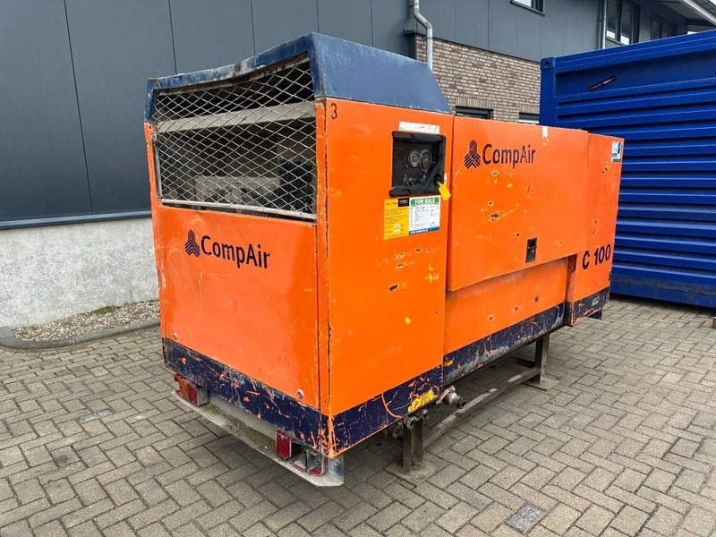 Compair C100 Mercedes OM 364 A 10.5 m3 / min 77 kW 7 Bar Silent Diesel Compressor - Máy nén khí: hình 2 Compair C100 Mercedes OM 364 A 10.5 m3 / min 77 kW 7 Bar Silent Diesel Compressor - Máy nén khí: hình 2