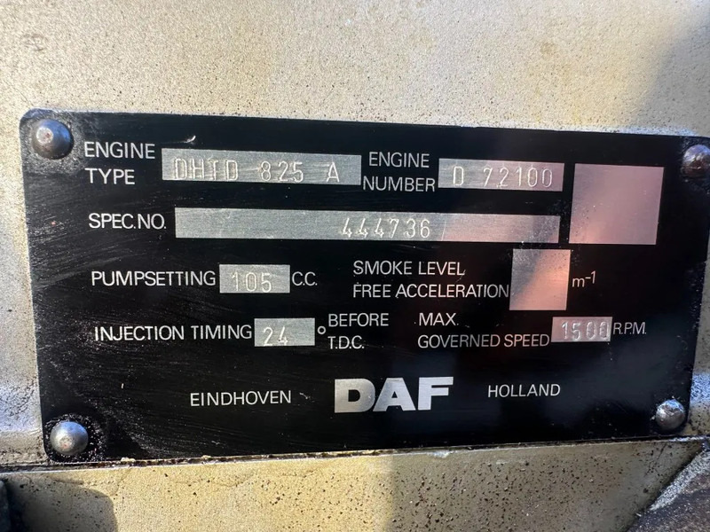 DAF DHTD 825 A 80 kVA noodstroom generatorset aggregaat ex Emergency - Bộ phát điện: hình 3 DAF DHTD 825 A 80 kVA noodstroom generatorset aggregaat ex Emergency - Bộ phát điện: hình 3