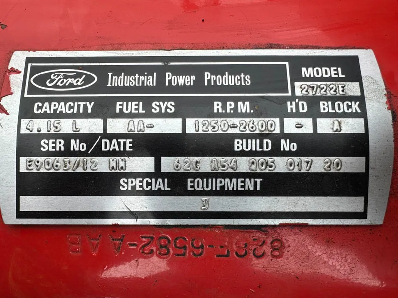 Ford 2722E Van Wijk & Boerma 192 m3 / h 7 Bar Diesel Waterpomp 349 hours ! - Bơm nước: hình 3 Ford 2722E Van Wijk & Boerma 192 m3 / h 7 Bar Diesel Waterpomp 349 hours ! - Bơm nước: hình 3