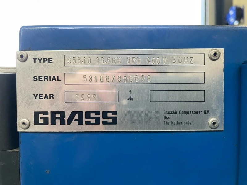 Grassair S58.10 Elektrische Schroefcompressor 18.5 kW 2500 L / min 10 Bar - Máy nén khí: hình 4 Grassair S58.10 Elektrische Schroefcompressor 18.5 kW 2500 L / min 10 Bar - Máy nén khí: hình 4