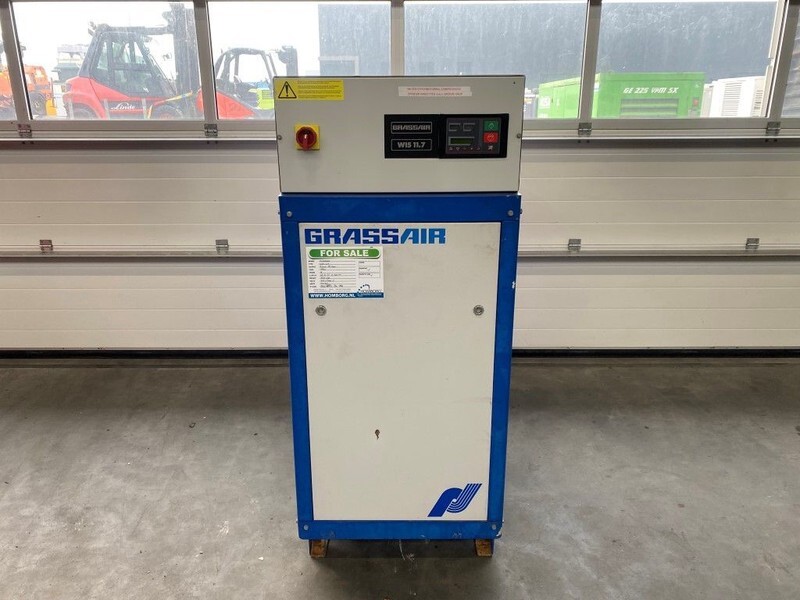 Grassair WIS 11.7 Silent 4 kW 550 L / min 12 Bar Schroefcompressor - Máy nén khí: hình 1 Grassair WIS 11.7 Silent 4 kW 550 L / min 12 Bar Schroefcompressor - Máy nén khí: hình 1