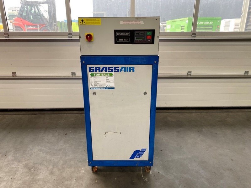 Grassair WIS 11.7 Silent 4 kW 550 L / min 12 Bar Schroefcompressor - Máy nén khí: hình 1 Grassair WIS 11.7 Silent 4 kW 550 L / min 12 Bar Schroefcompressor - Máy nén khí: hình 1