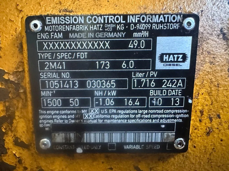 Hatz 2M41 Stamford 20 kVA generatorset - Bộ phát điện: hình 3 Hatz 2M41 Stamford 20 kVA generatorset - Bộ phát điện: hình 3