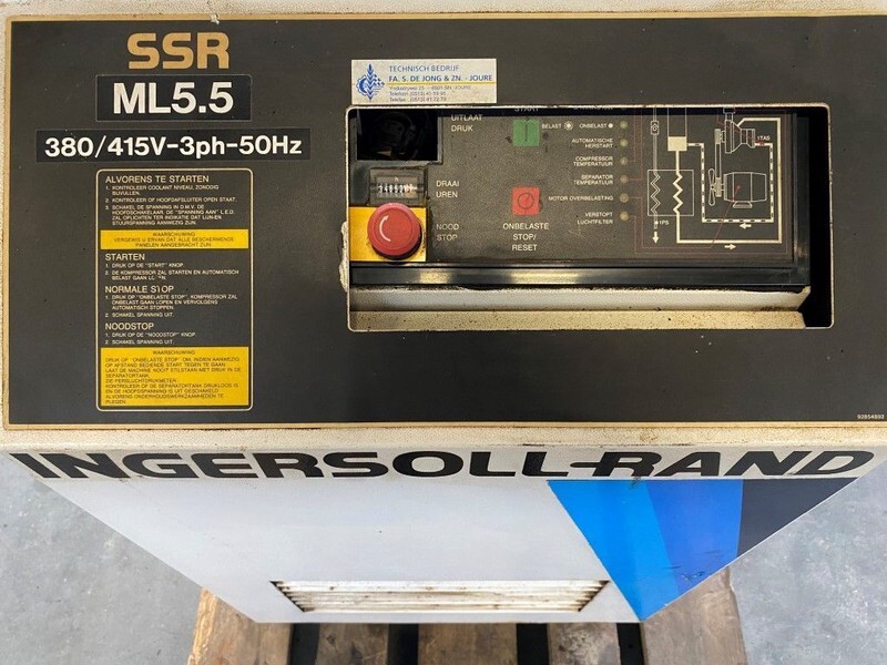 Ingersoll Rand SSR ML 5.5 SSR ML5.5 6 kW 800 L / min 7.5 Bar Elektrische Schroefcompressor - Máy nén khí: hình 5 Ingersoll Rand SSR ML 5.5 SSR ML5.5 6 kW 800 L / min 7.5 Bar Elektrische Schroefcompressor - Máy nén khí: hình 5