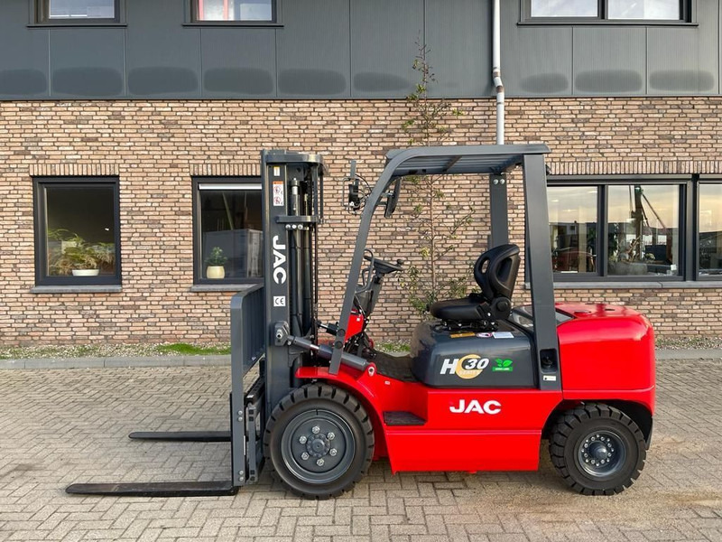 Isuzu JAC CPCD30 3 ton Triplex Freelift Sideshift Diesel Heftruck New ! - Xe nâng diesel: hình 1 Isuzu JAC CPCD30 3 ton Triplex Freelift Sideshift Diesel Heftruck New ! - Xe nâng diesel: hình 1