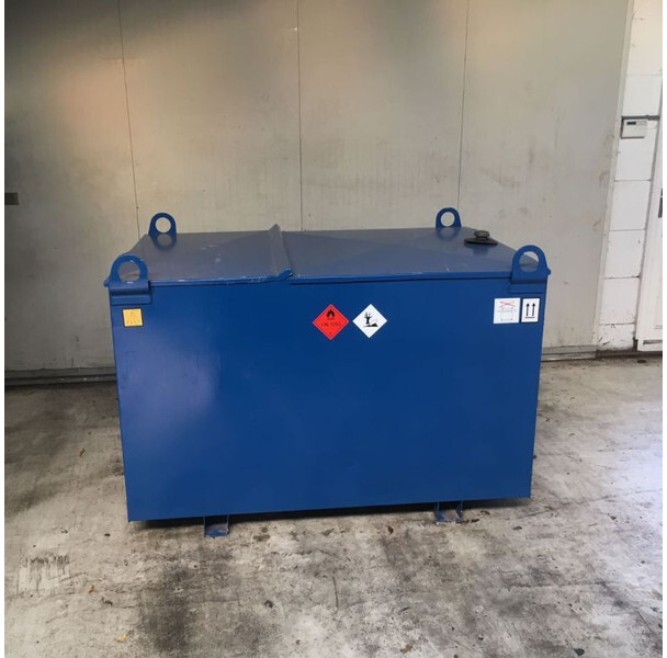 Kiwa IBC Elzinga Machinefabriek 1000 liter IBC Dieseltank met handpomp - Bồn chứa: hình 2 Kiwa IBC Elzinga Machinefabriek 1000 liter IBC Dieseltank met handpomp - Bồn chứa: hình 2
