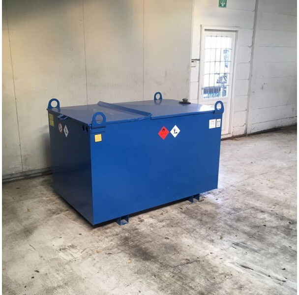 Kiwa IBC Elzinga Machinefabriek 1000 liter IBC Dieseltank met handpomp - Bồn chứa: hình 1 Kiwa IBC Elzinga Machinefabriek 1000 liter IBC Dieseltank met handpomp - Bồn chứa: hình 1