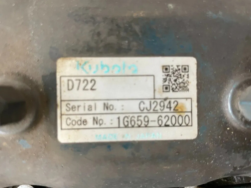 Động cơ cho Thiết bị xử lý vật liệu Kubota D722 dieselmotor 3 cilinder 18 PK (6 stuks!): hình 7