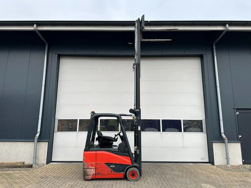 Xe nâng điện Linde E16H-02 1.6 ton Triplex Freelift Sideshift Elektra Heftruck 2016: hình 10