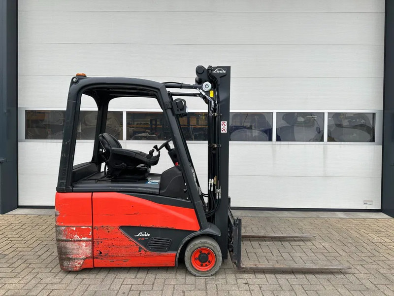 Xe nâng điện Linde E16H-02 1.6 ton Triplex Freelift Sideshift Elektra Heftruck 2016: hình 7