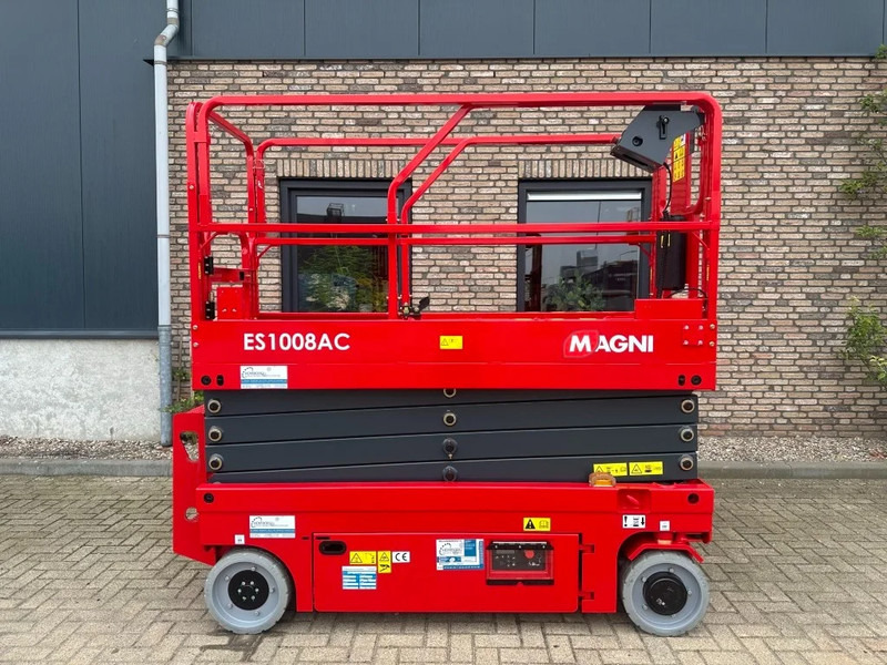 MAGNI ES1008 AC Elektra Schaarhoogwerker 10 meter werkhoogte NEW - Máy nâng người hình kéo: hình 1 MAGNI ES1008 AC Elektra Schaarhoogwerker 10 meter werkhoogte NEW - Máy nâng người hình kéo: hình 1