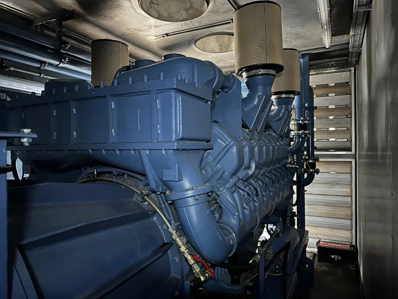 Bộ phát điện MTU 16V 4000 SDMO 2200 kVA Silent generatorset in container: hình 12