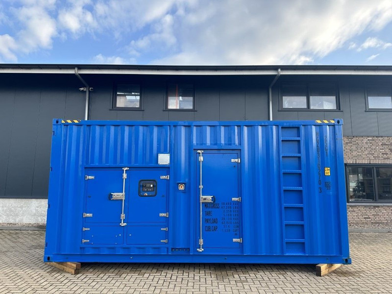 Mitsubishi S12H-PTA Leroy Somer 1100 kVA Supersilent generatorset in 20 ft container New ! - Bộ phát điện: hình 1 Mitsubishi S12H-PTA Leroy Somer 1100 kVA Supersilent generatorset in 20 ft container New ! - Bộ phát điện: hình 1