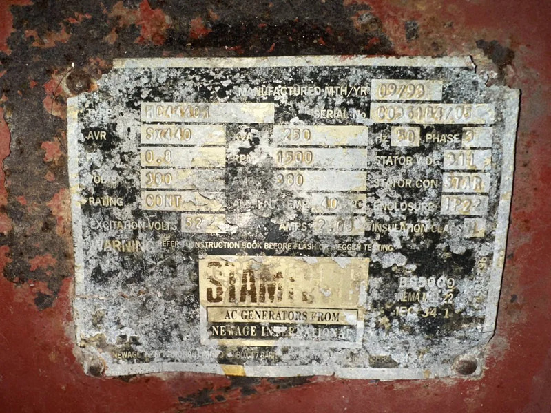Bộ phát điện Perkins 2006 TG2A FG Wilson Stamford 250 kVA Silent generatorset: hình 14