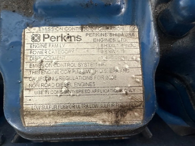 Máy phun rửa áp lực Perkins DIBO IBH-M 20015 Hogedruk unit 200 Bar 1500 L / min Mobiele Aanhanger 12.5 kVA aggregaat: hình 12