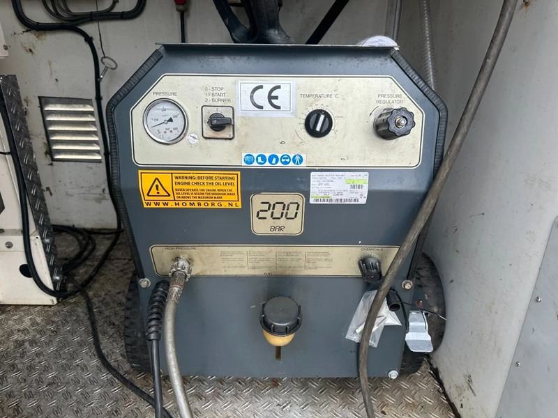Máy phun rửa áp lực Perkins DIBO IBH-M 20015 Hogedruk unit 200 Bar 1500 L / min Mobiele Aanhanger 12.5 kVA aggregaat: hình 14