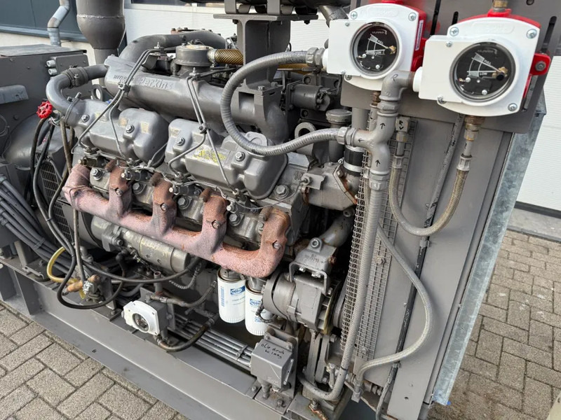 Bộ phát điện Perkins Stamford 125 kVA noodstroom aggregaat generatorset as New ! 176 hours !: hình 17