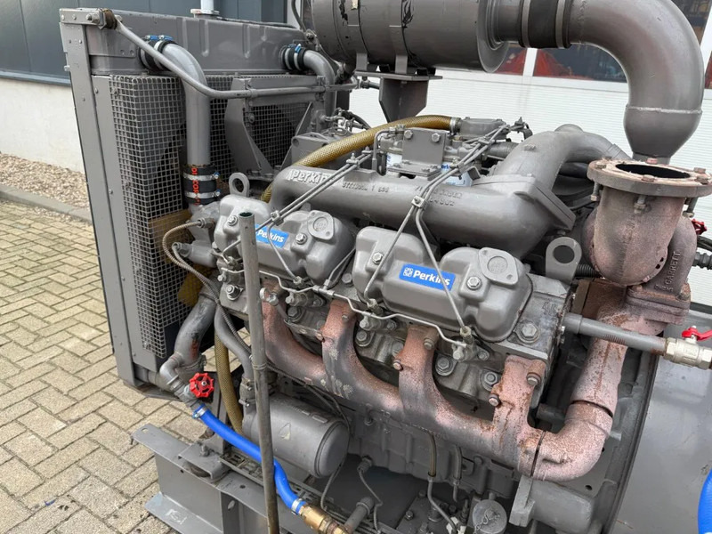 Bộ phát điện Perkins Stamford 125 kVA noodstroom aggregaat generatorset as New ! 176 hours !: hình 10