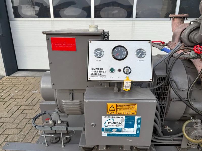 Bộ phát điện Perkins Stamford 125 kVA noodstroom aggregaat generatorset as New ! 176 hours !: hình 9