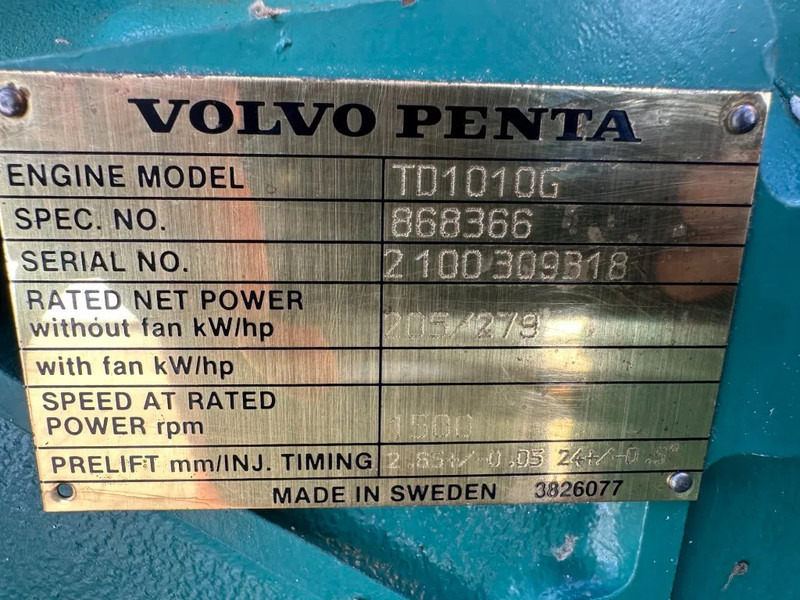 SDMO Volvo TD1010G Leroy Somer 200 kVA noodstroom generatorset as New ! 693 hours - Bộ phát điện: hình 3 SDMO Volvo TD1010G Leroy Somer 200 kVA noodstroom generatorset as New ! 693 hours - Bộ phát điện: hình 3
