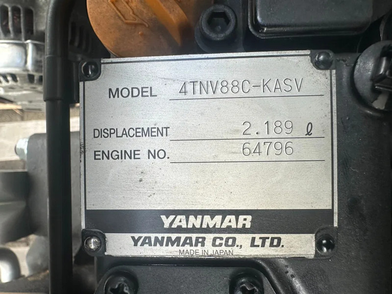 Yanmar 4TNV88C - KASV Stage 5 motor 48 PK Stage V New ! - Động cơ cho Thiết bị xử lý vật liệu: hình 4 Yanmar 4TNV88C - KASV Stage 5 motor 48 PK Stage V New ! - Động cơ cho Thiết bị xử lý vật liệu: hình 4