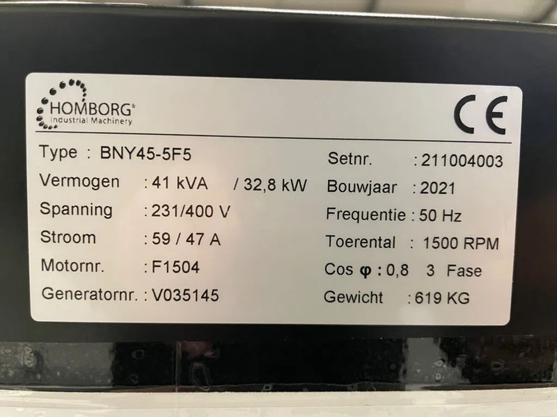 Yanmar 4TNV98CT-IHR Himoinsa HYW 45 Stage 5 45 kVA generatorset New ! - Bộ phát điện: hình 3 Yanmar 4TNV98CT-IHR Himoinsa HYW 45 Stage 5 45 kVA generatorset New ! - Bộ phát điện: hình 3